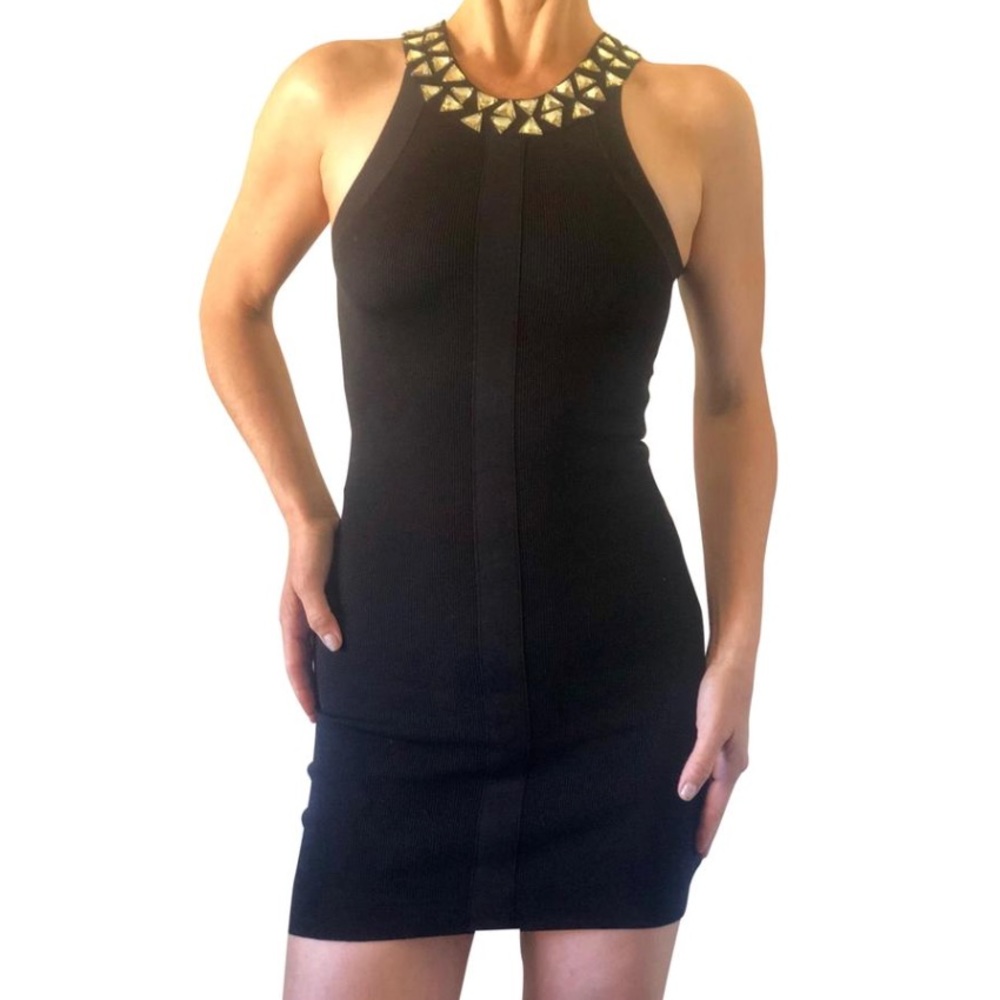 BCBGMaxAzria Black Mini Dress